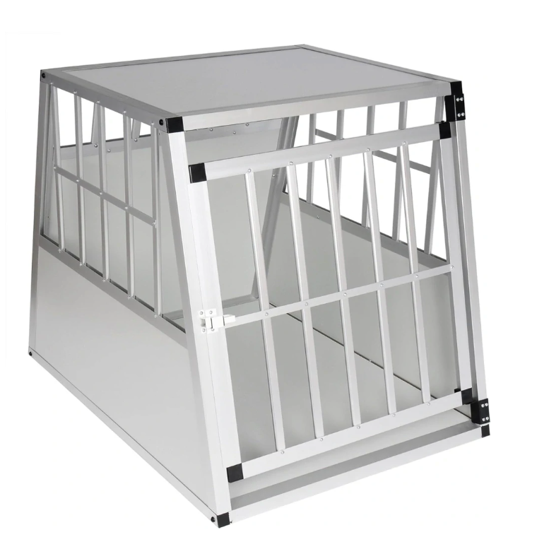 Eugad 0048HT Aluminium Hundetransportbox - XL-Autobox - sicherer Transport für große Hunde