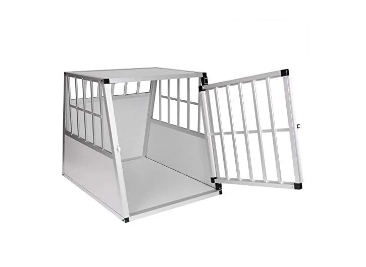 Eugad 0048HT Aluminium Hundetransportbox - XL-Autobox - sicherer Transport für große Hunde