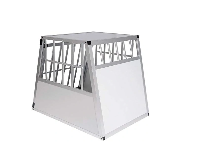 Eugad 0048HT Aluminium Hundetransportbox - XL-Autobox - sicherer Transport für große Hunde