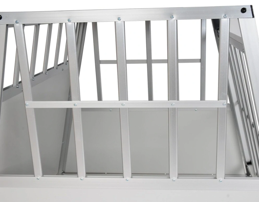 Eugad 0048HT Aluminium Hundetransportbox - XL-Autobox - sicherer Transport für große Hunde