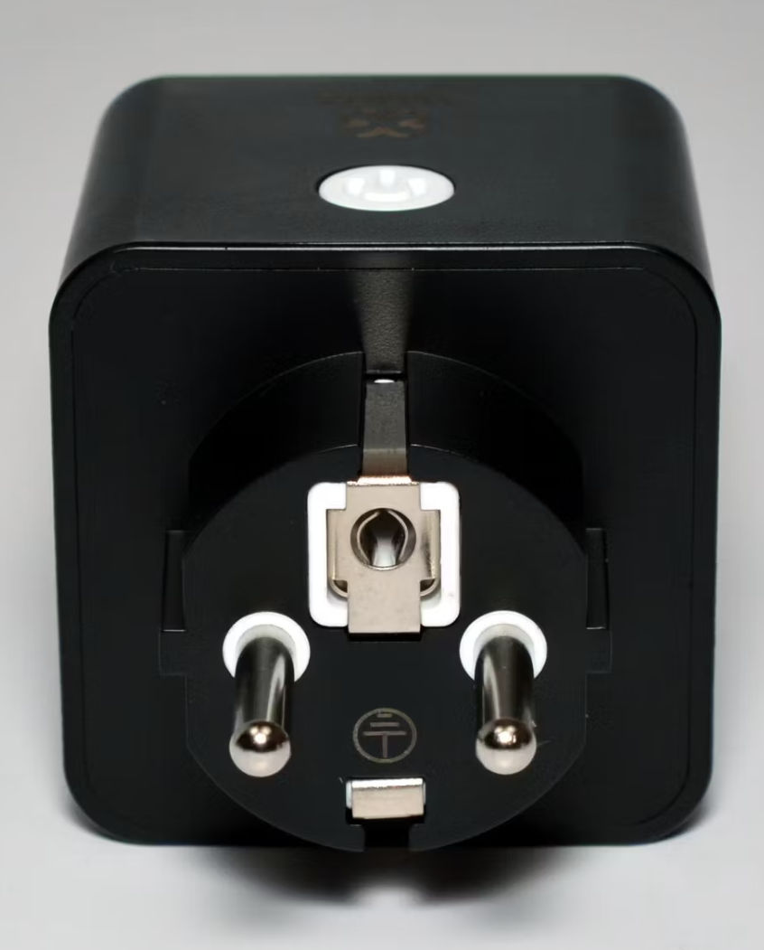 Woox R6169 Wifi & Matter Smart Plug 2er-Pack - Schwarz - 55 x 55 x 84 mm