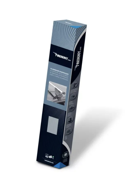 Twinny Load Roof Carrier Kit A99 Aluminium - Silber - Für original geschlossene, geschlossene oder offene Reling