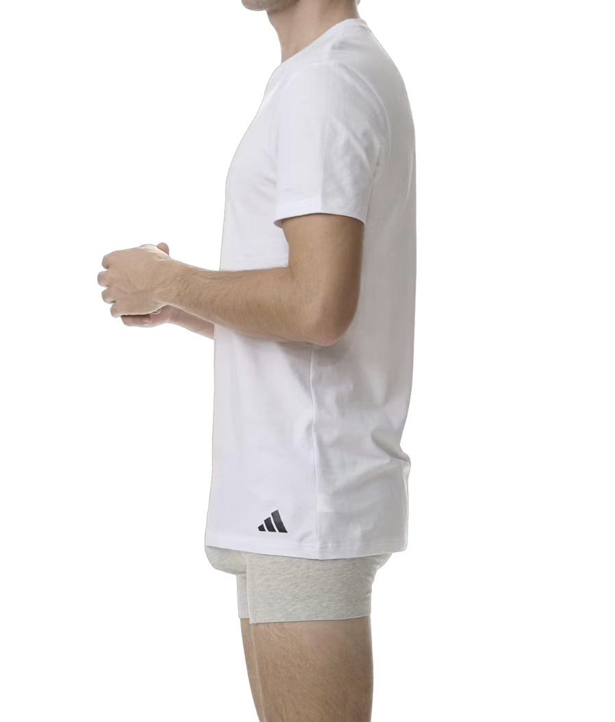 Adidas Basic T-Shirt 3x Größe L Assorted 4AM012-908-L V-Ausschnitt - 3PK Adidas