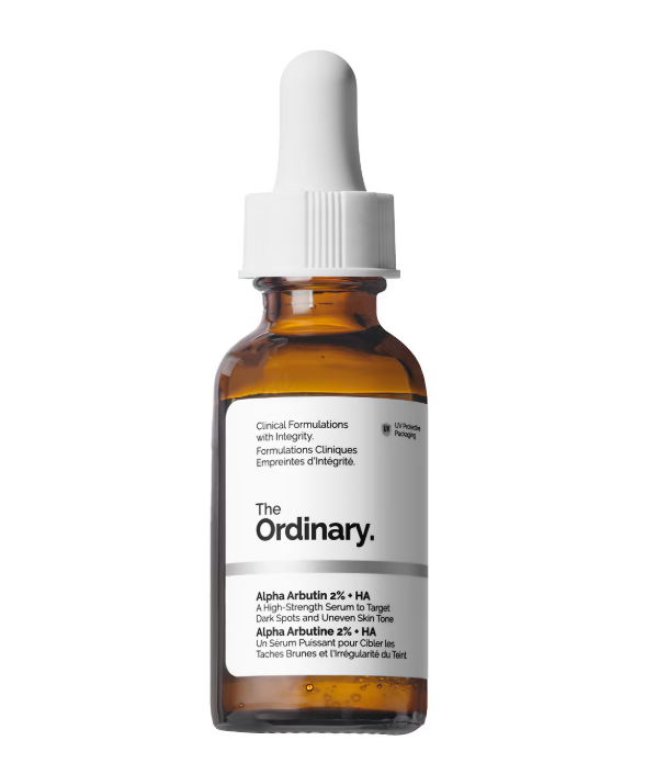 The Ordinary Alpha Arbutin 2 % + HA – Aufhellendes Serum gegen Pigmentflecken und einen ungleichmäßigen Teint