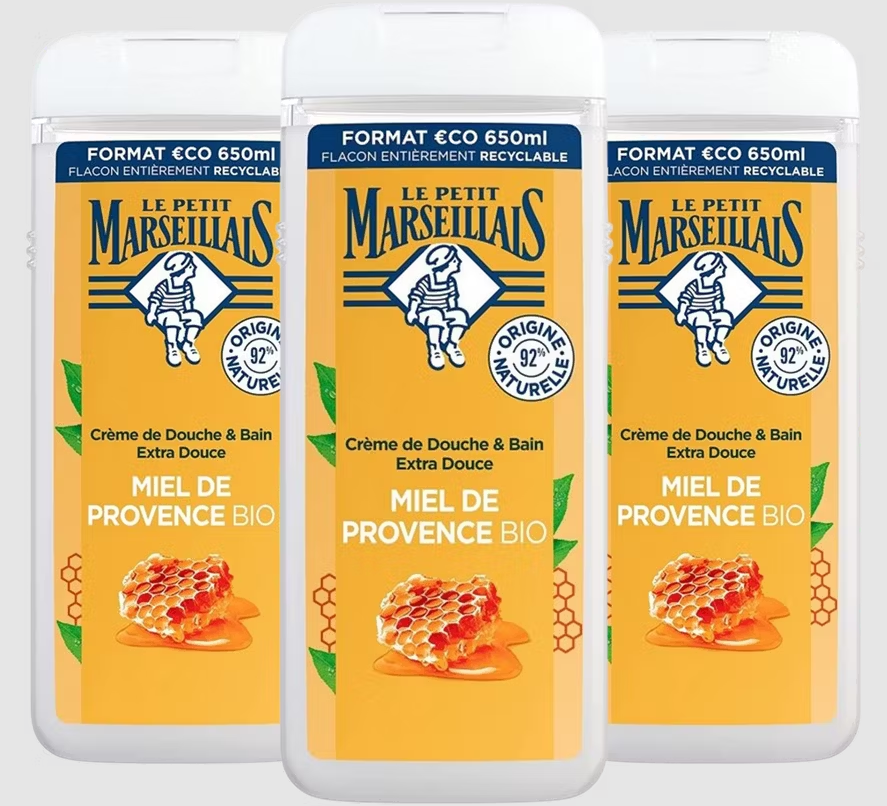 Le Petit Marseillas Dusche und Bad 650 ML Honig transparent