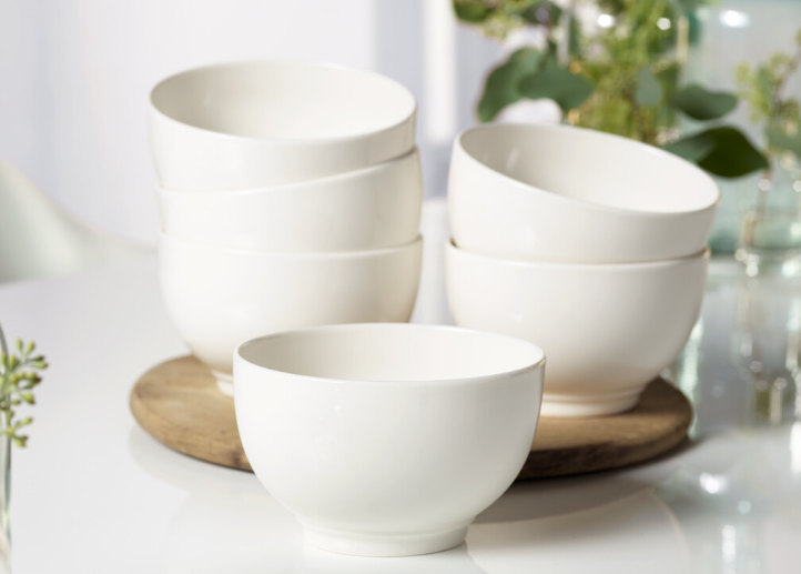 Vivo by Villeroy & Boch Basic White Schale - 6-teilig - Weiß
