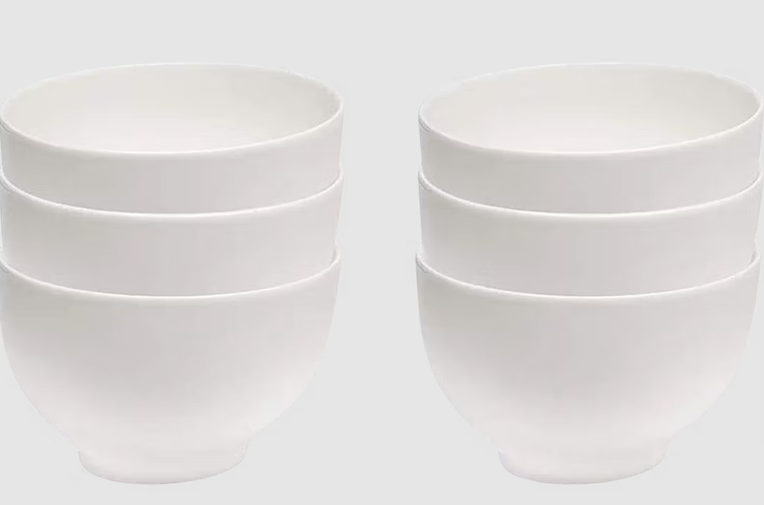 Vivo by Villeroy & Boch Basic White Schale - 6-teilig - Weiß