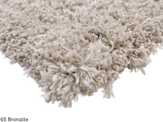 Flair Minerals Wolmix Teppich - Natur - 180x180 - Handgefertigt und langlebig