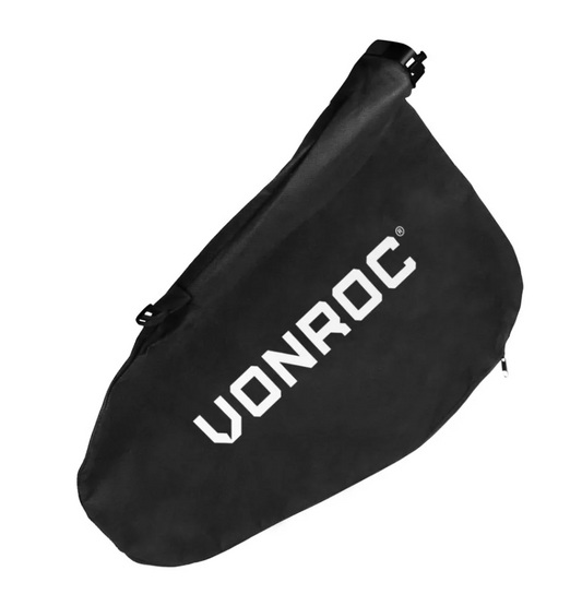 Vonroc Auffangbeutel - für Laubbläser 3300W - LB501AC | 40L - Schwarz
