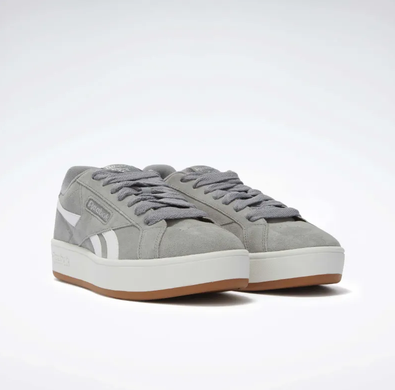 Reebok Retro Mega Turnschuhe - Größe 43 - Grau/Weiß