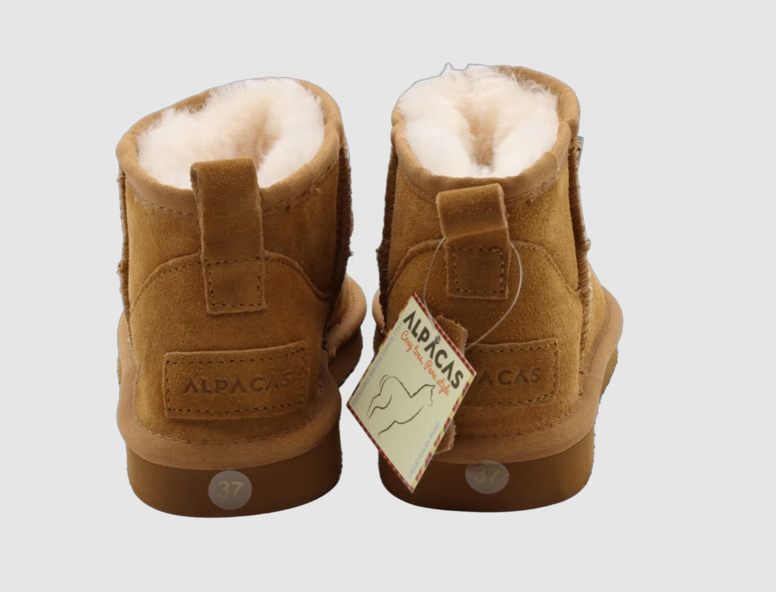 Alpacas Footwear Weiche Winterstiefel - Damen - Größe 39 - Khaki