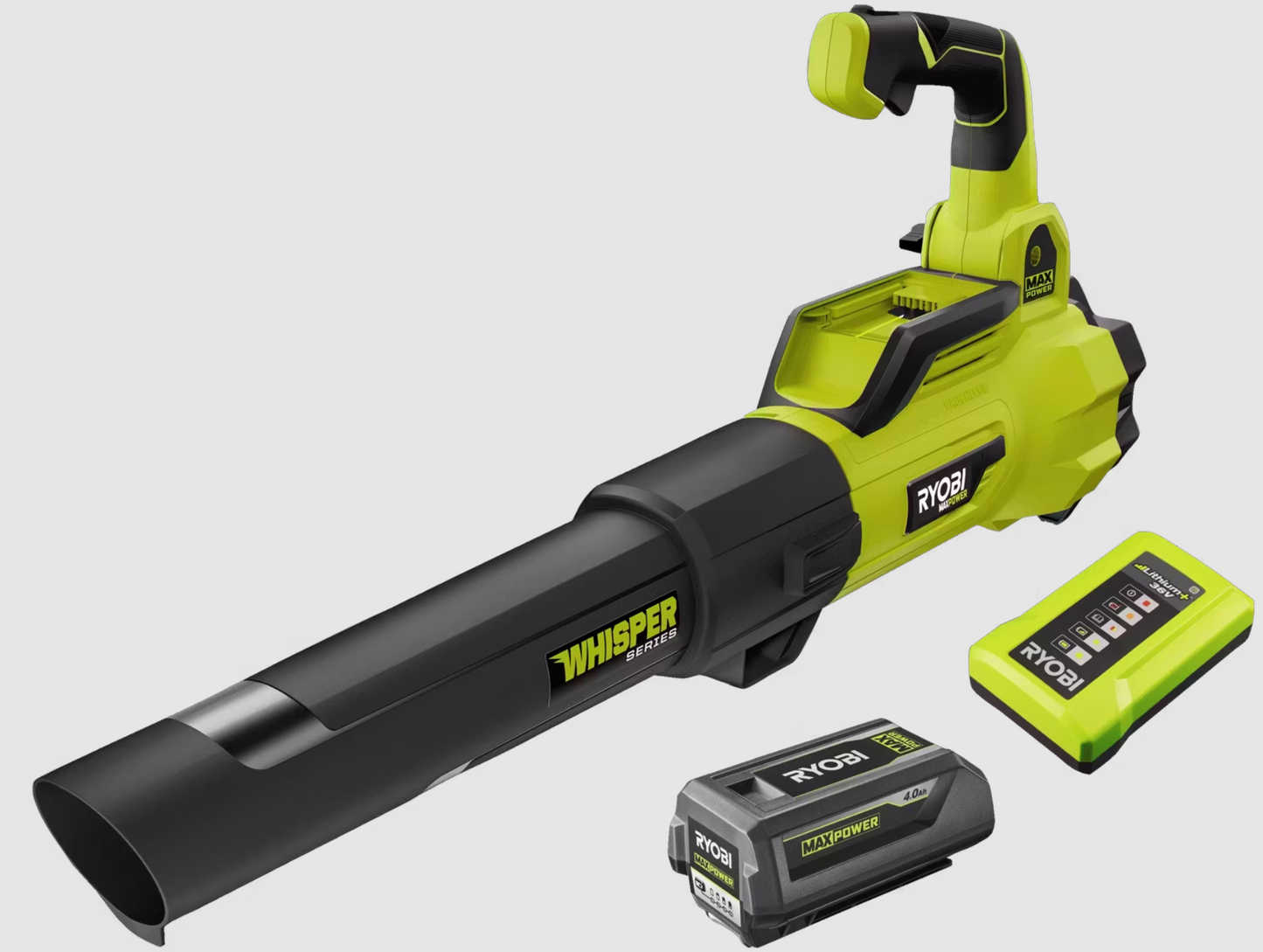 Ryobi Laubbläser-Set 36V - 176 km/h - Inklusive 4.0 Ah Akku & Ladegerät