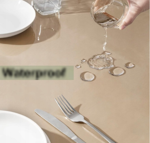 WOLTU Tischschutzfolie - Transparentes PVC 1 mm - 80 x 140 cm - Wasserdicht und abwaschbar