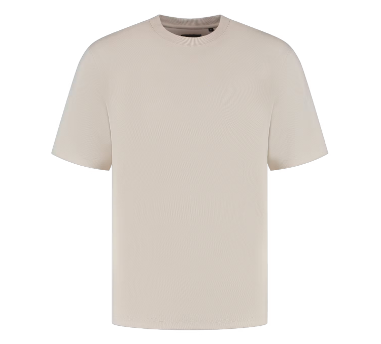 Boston Brothers Heavy Piqué T-Shirt – Stretch – Off-White – Größe XL