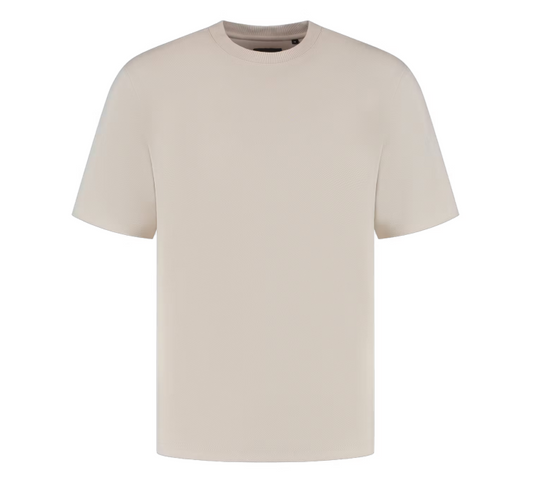 Boston Brothers Heavy Piqué T-Shirt – Stretch – Off-White – Größe XL