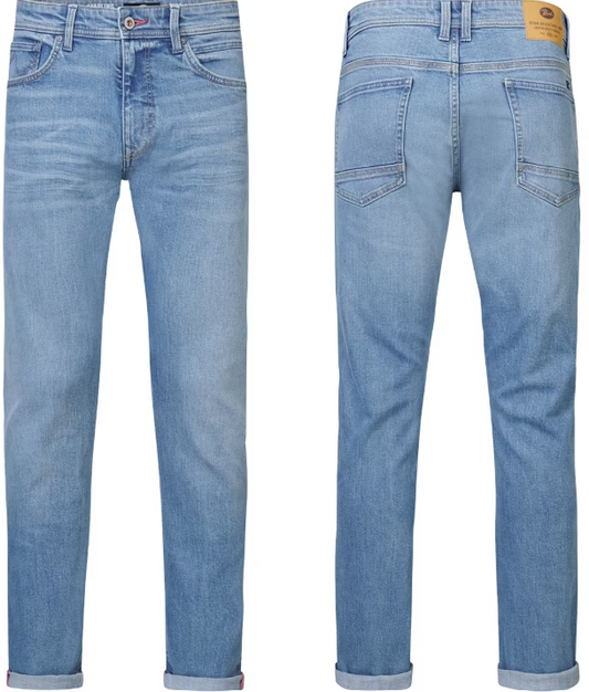 Petrol Industries Santiago Jeans – Straight-Fit-Jeans – Leicht abgenutzt – Größe 44