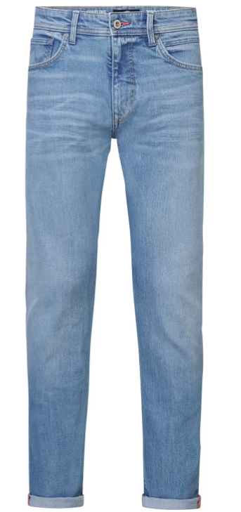 Petrol Industries Santiago Jeans – Straight-Fit-Jeans – Leicht abgenutzt – W33-L34