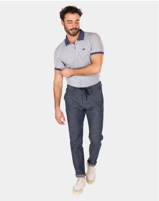 New Zealand Auckland Stretch-Poloshirt – Stretchstoff – Dusk Navy – Größe 3XL