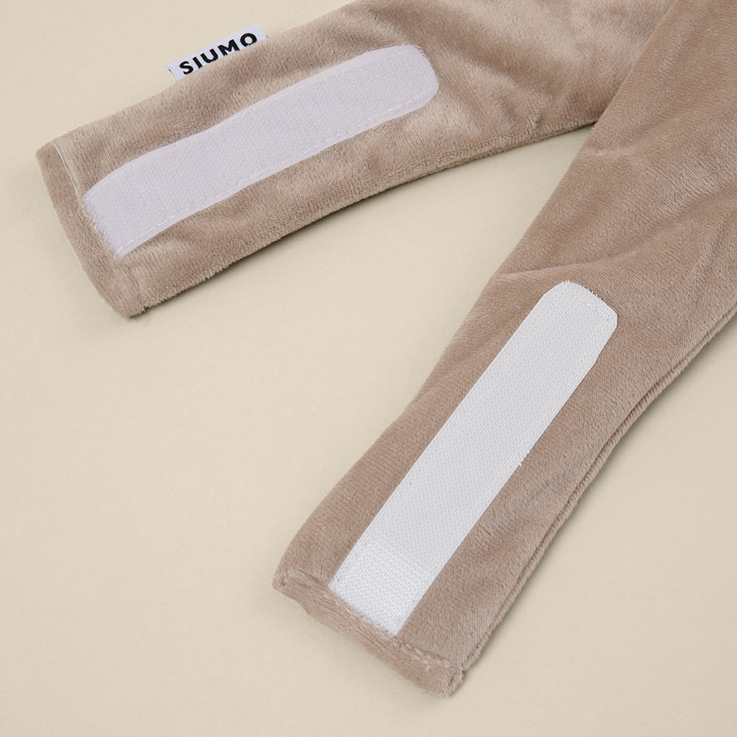Schlafmaske Silky Smooth Eco - 100% Recycelte Mikrofaser - Verstellbarer Klettverschluss