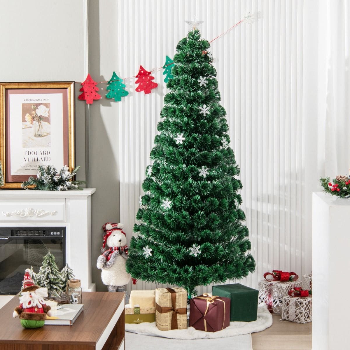 Coast Weihnachtsbaum - 220 Zweige - Led Lichter - 180 x 81cm - Grün