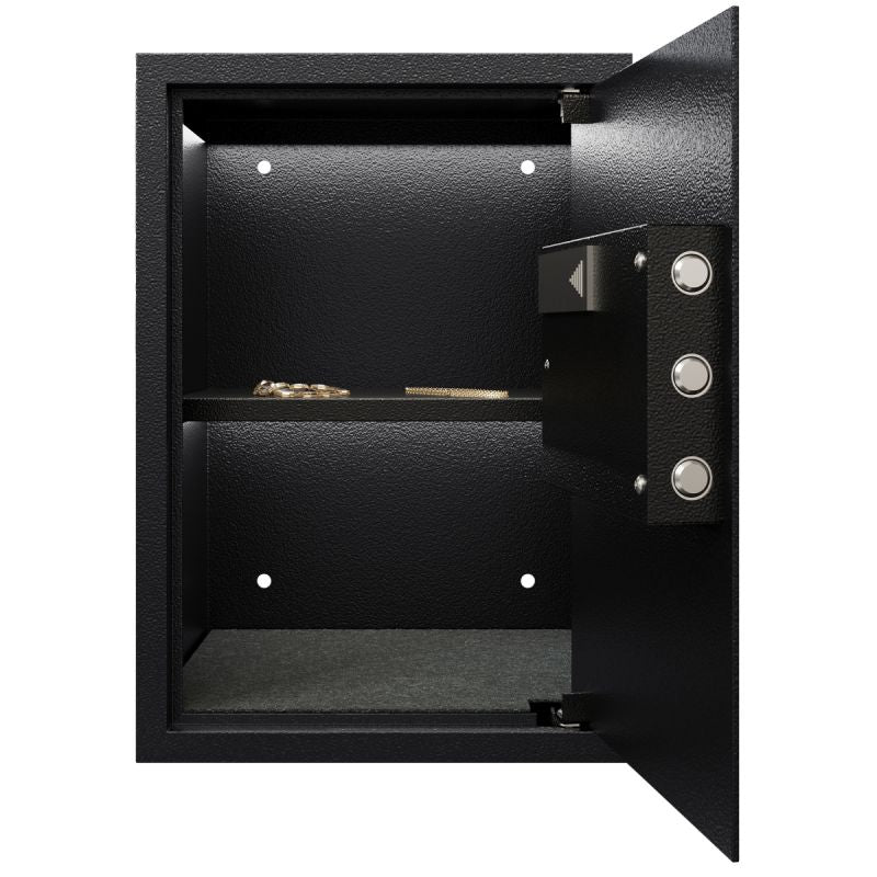Auronic Electronic Safe Extra Large - 54L - Stahl - Schwarz