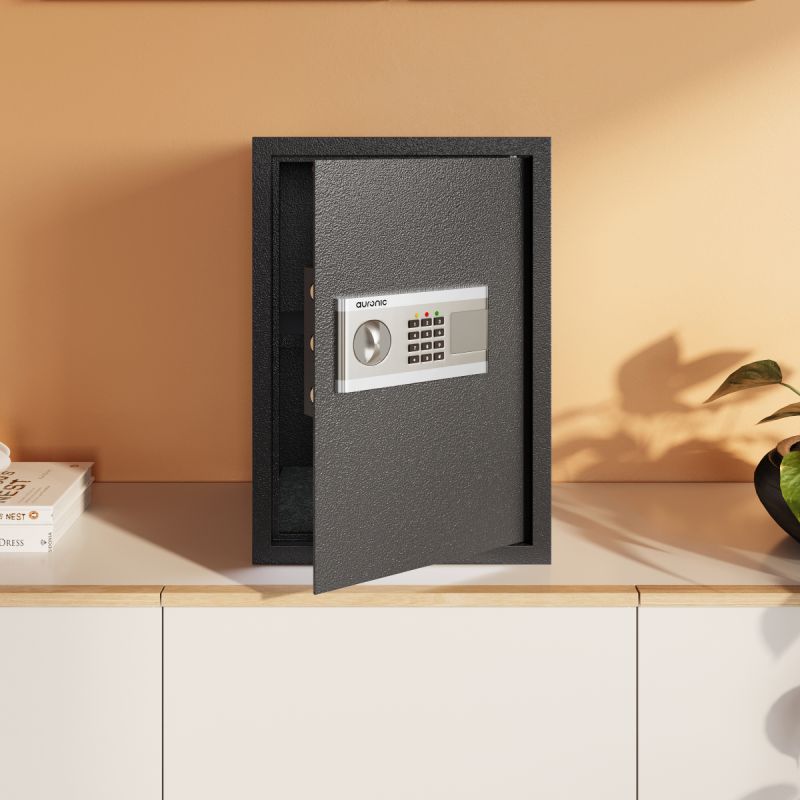 Auronic Electronic Safe Extra Large - 54L - Stahl - Schwarz