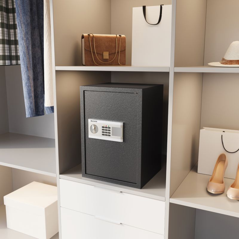 Auronic Electronic Safe Extra Large - 54L - Stahl - Schwarz