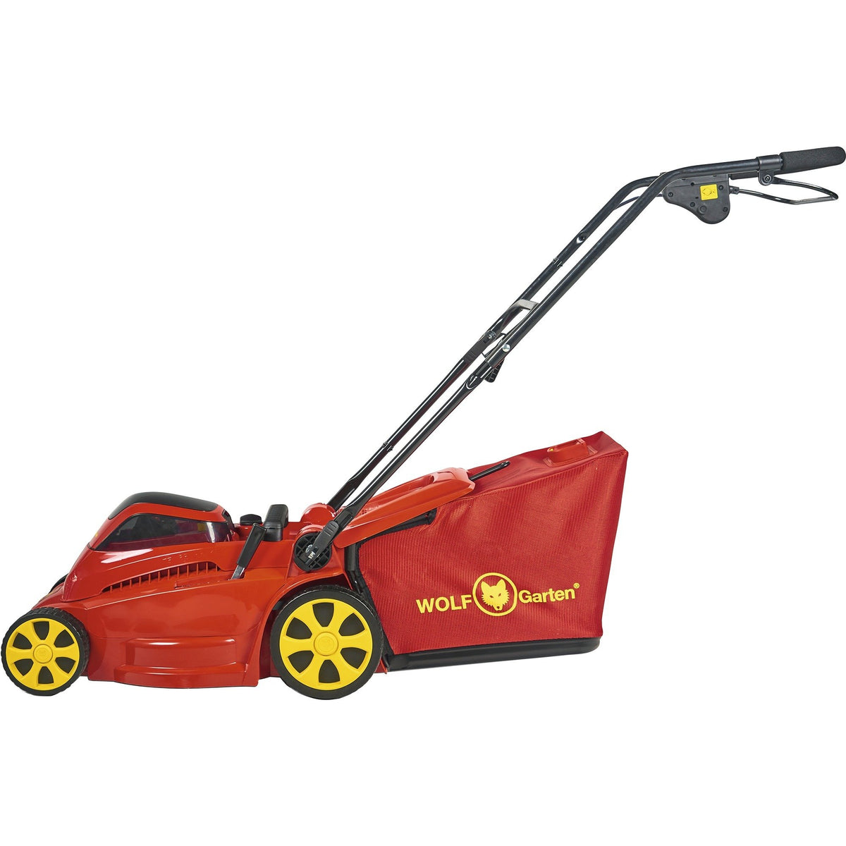 WOLF-Garten LYCOS 40/340 MH Accu-Rasenmäher 34 cm - Rot - Inklusive Schnellladegerät und Akku