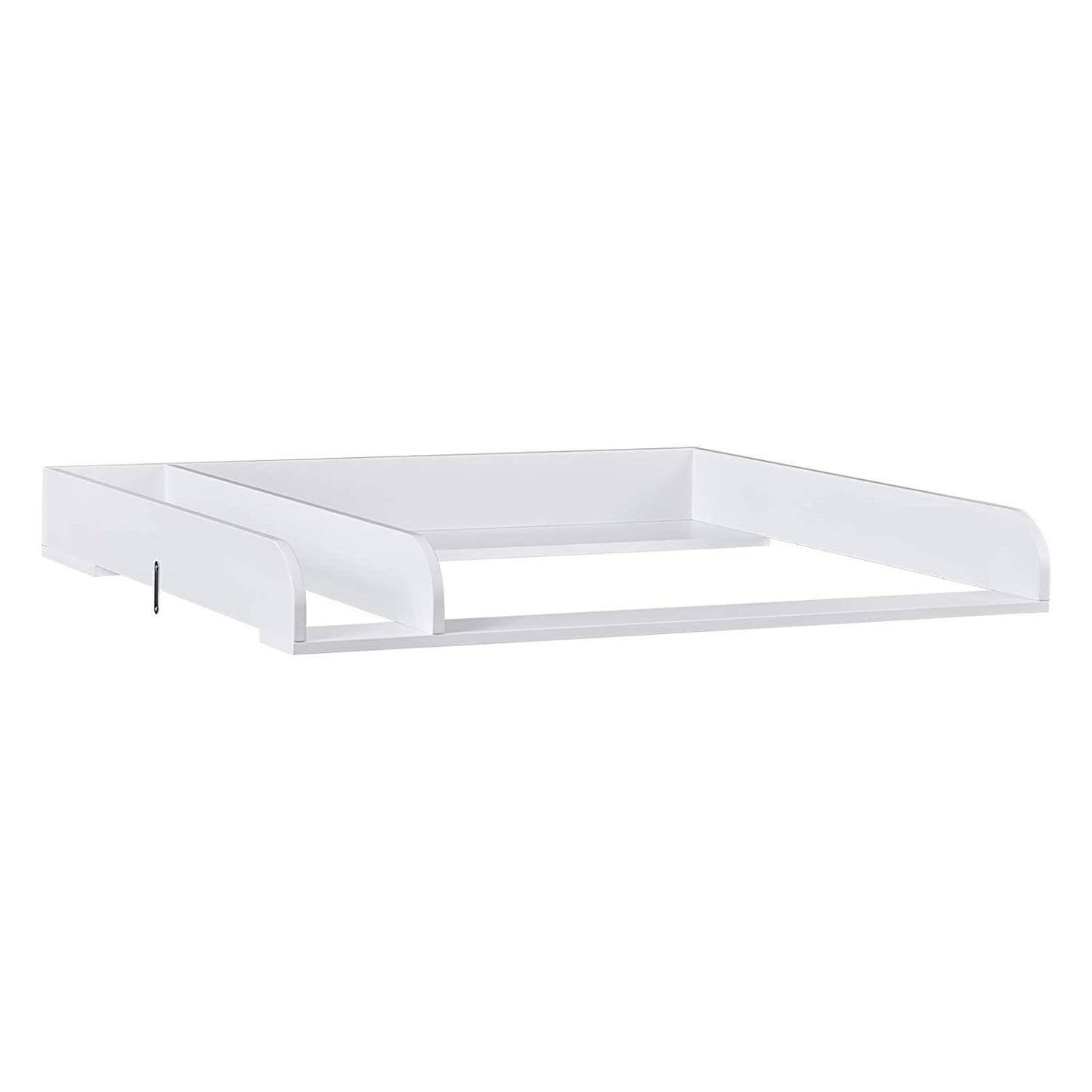 Woltu Wickelaufsatz für Kommode – Weiß – MDF – 80 x 74,5 x 8,5 cm