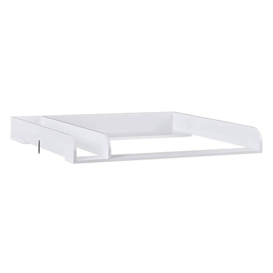 Woltu Wickelaufsatz für Kommode – Weiß – MDF – 80 x 74,5 x 8,5 cm
