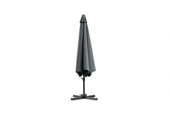 Feel Furniture – Luxus-Sonnenschirm – Roma 4 x 4 Meter, achteckig – Dunkelgrau