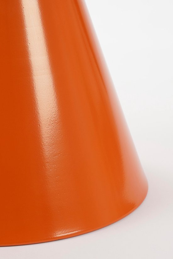 Mica Decorations Celise Beistelltisch - H44 x Ø59 cm - Metall - Orange