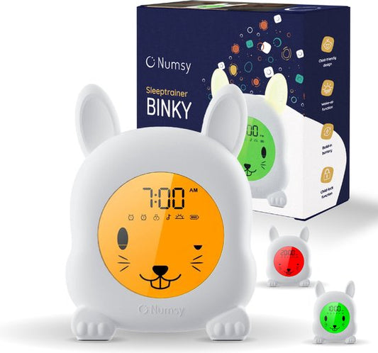 Numsy Rabbit Sleep Trainer Kinder - Schlafalarm mit Nachtlicht - Kinderwecker