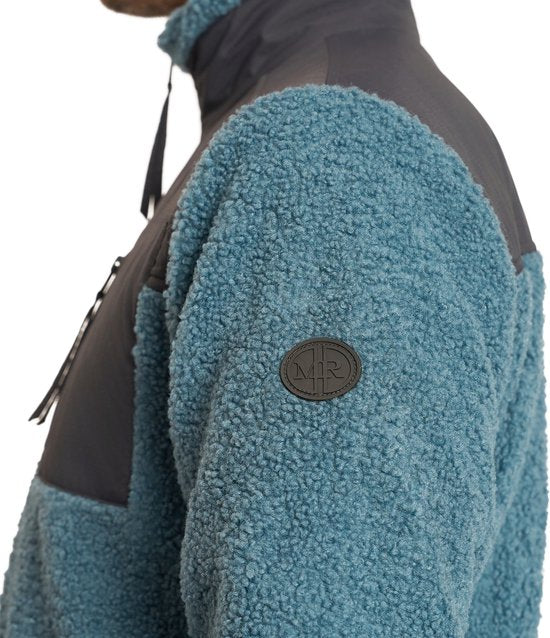 Mario Russo Teddy Vest Ottawa - Herren Übergangsjacke - Blau - Größe M