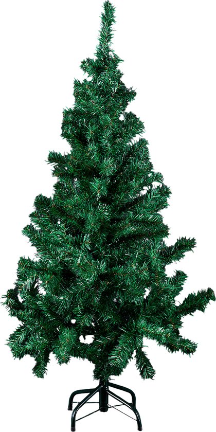 Arti Casa Kunst-Weihnachtsbaum 120 cm – Fichte für Weihnachten mit Weihnachtsbaumständer – Weihnachtsbaum aus Kunststoff – Weihnachtsdekoration für den Innenbereich – Grün