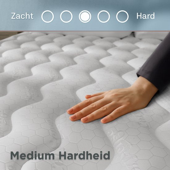 CozySense® Topper 90x200 - Top-Matratze - Top-Bezug Matratze - 3 Komfortschichten - Atmungsaktiver Egg Box Gel-infundierter Memory Foam - 3 cm - 360° Haltelastik
