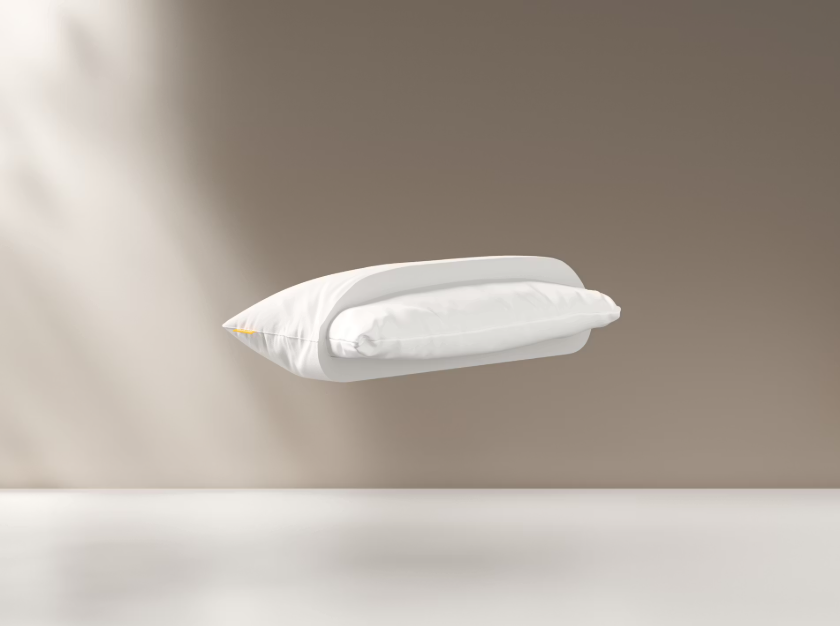 Emma - Hochwertiges Mikrofaserkissen - Essential Pillow - Weich - 60x70 cm - Weiß
