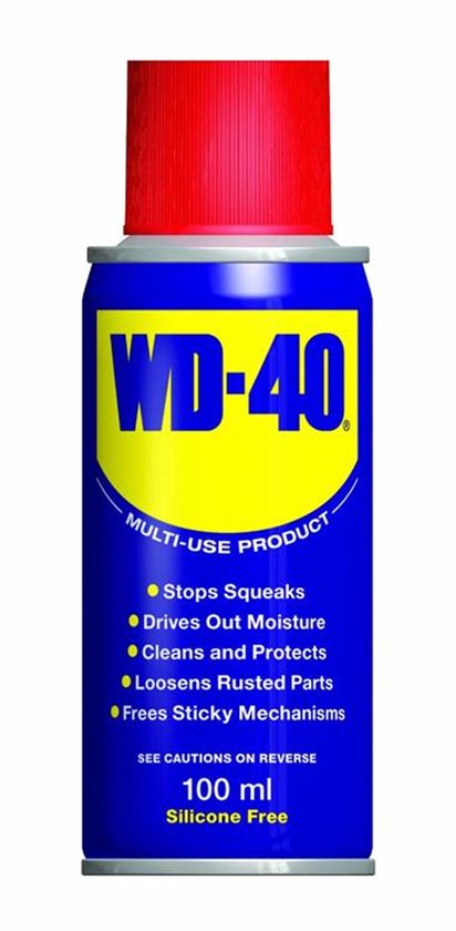 WD-40® Multi-Use Product Classic – Vertreibt Feuchtigkeit – Behebt Quietschen und Knarren – Schützt vor Rost und Korrosion – Entfernt Schmutz – Silikonfrei – 100 ml