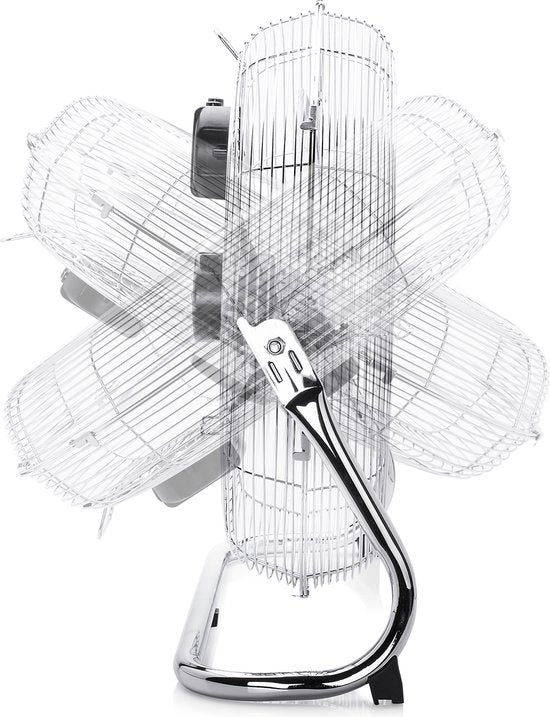 Metall-Bodenventilator 45 cm - 3 Stufen - 130° einstellbar - starker Luftstrom - Tristar VE-5935