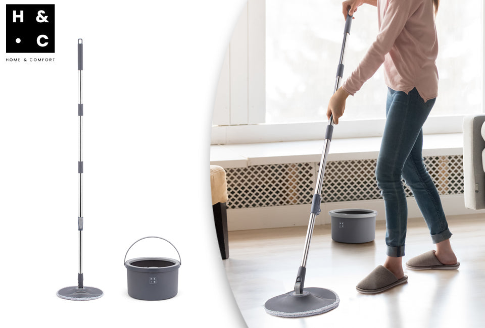 Home & Comfort Spin Mop Wischsystem für mühelose Reinigung