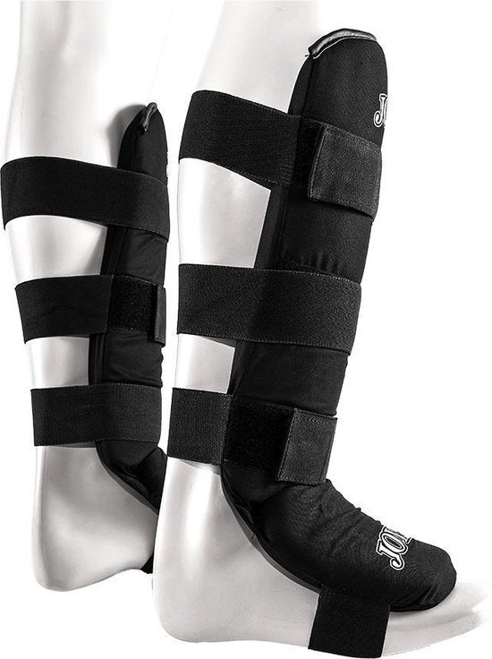 Joya Fightgear - "Velcro" Schienbeinschoner - Schwarz - XS