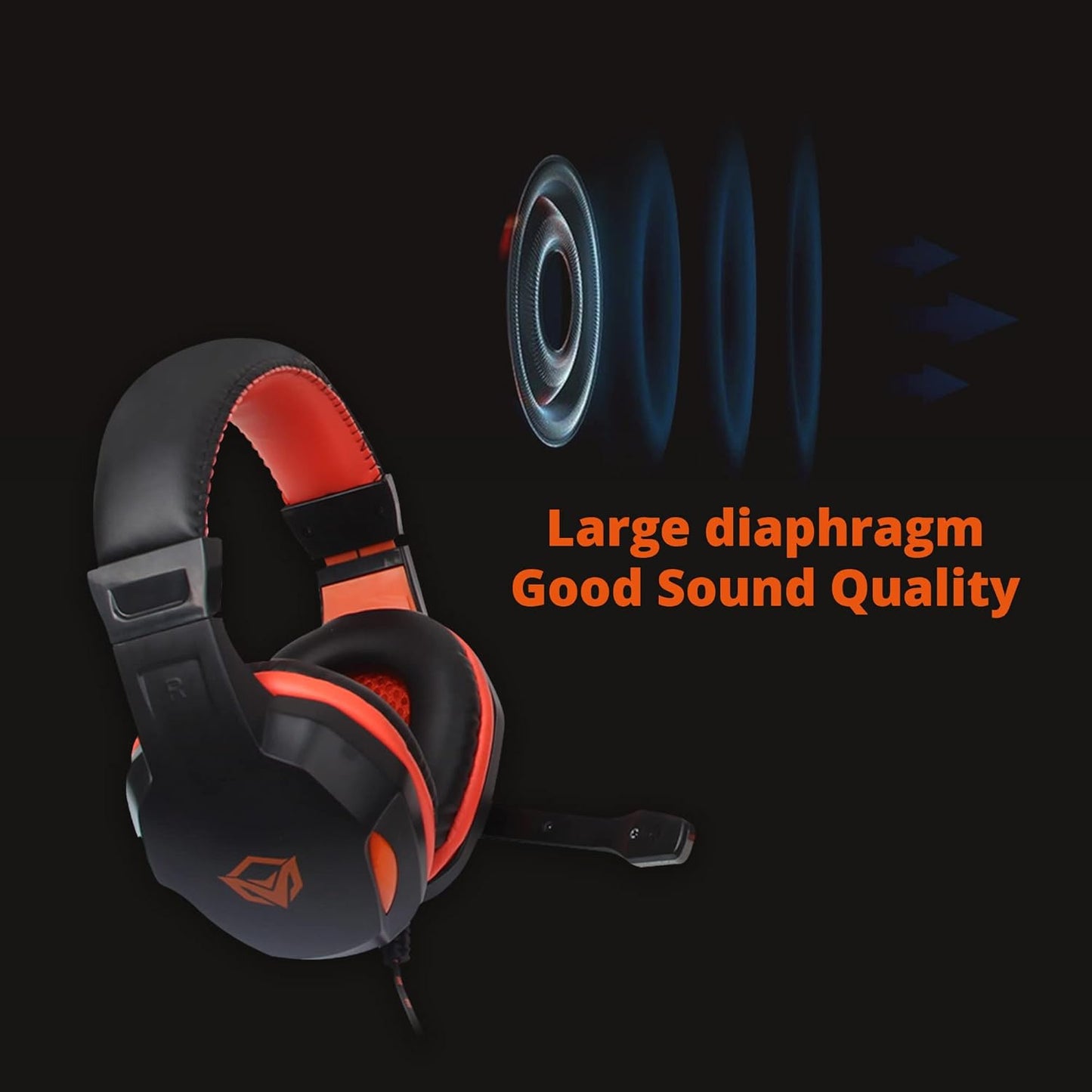 Kabelgebundenes Over-Ear-Gaming-Headset mit 3D-Surround-Sound-Technologie