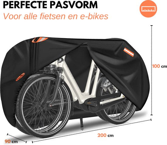 Vertrex Universal Bicycle Cover - Ultra Strong & Waterproof Oxford - Geeignet für 1 bis 2 Fahrräder - Inklusive Aufbewahrungstasche