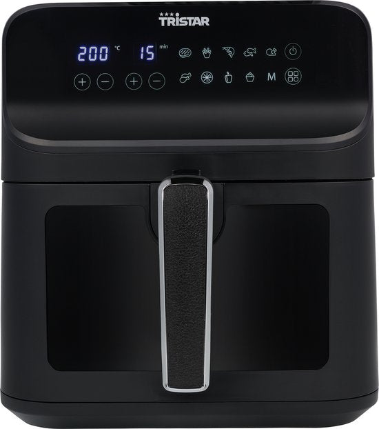 Tristar FR-9037 – Airfryer XXL – 6,2 l – Mit Sichtfenster – 10 Garprogramme – PFAS-frei