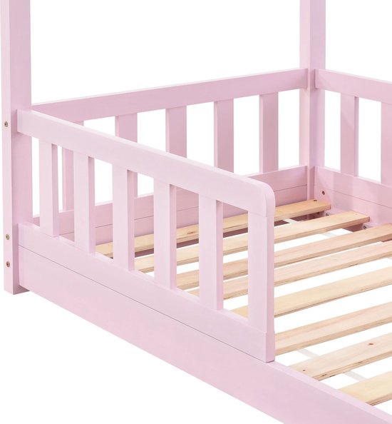 Kinderbett Marli - 80 x 160 cm - Rosa