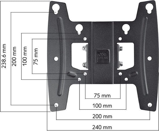One For All WM4251 Vesa 200 Wandhalterung – schwenkbar (180°)