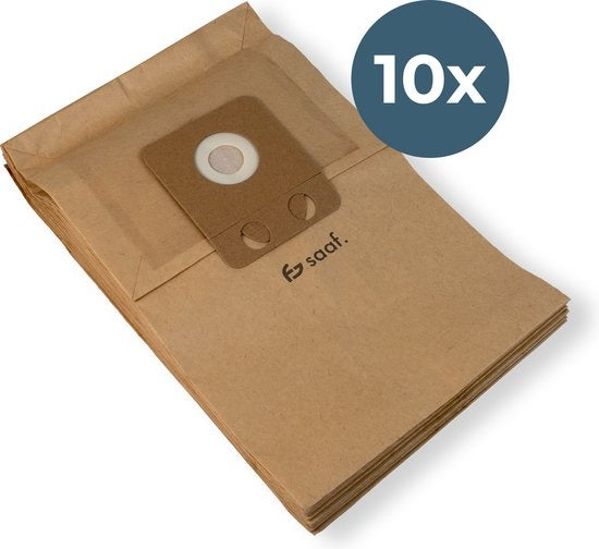 Staubsaugerbeutel - 10 Stück - Geeignet für Nilfisk GD Staubsauger - Geeignet für Thor, Business de Luxe - GD1010 111/GD - CDB XXXX und mehr