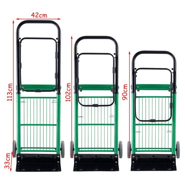 Coast 2 in 1 Faltbarer Steakwagen Transportwagen Bandwagon bis zu 90 kg belastbar