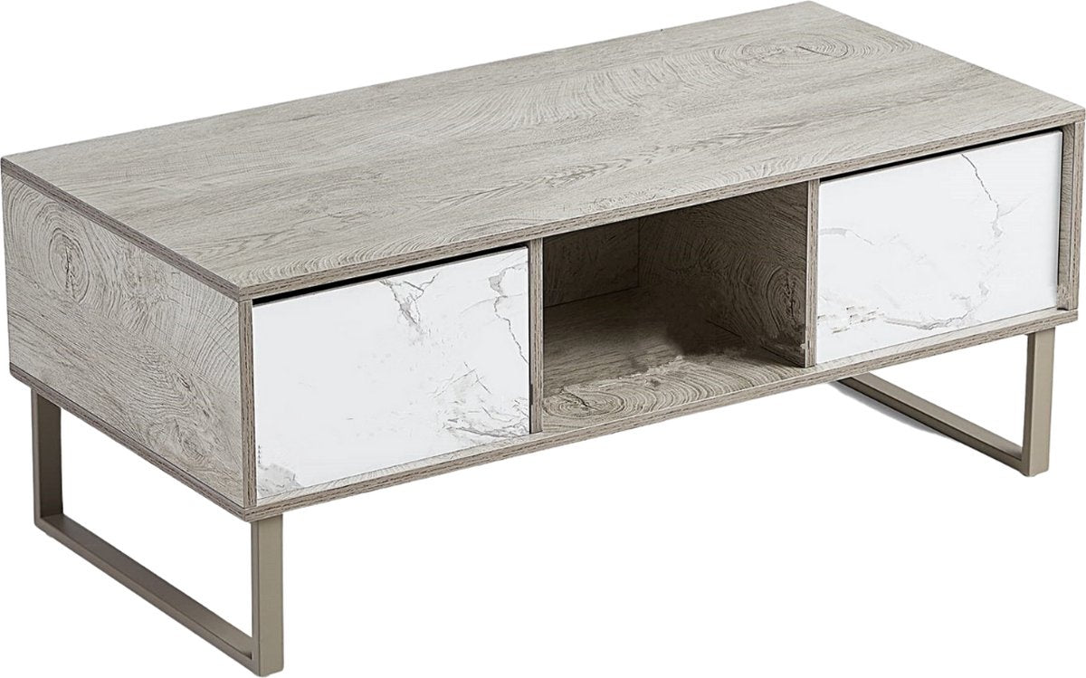Niceey Salontafel - Koffietafel - Marberlook