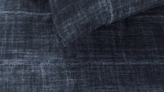 Vtwonen Vintage Indigo Bettbezug - Lits-Jumeaux - 240x200/220 - Dunkelblau